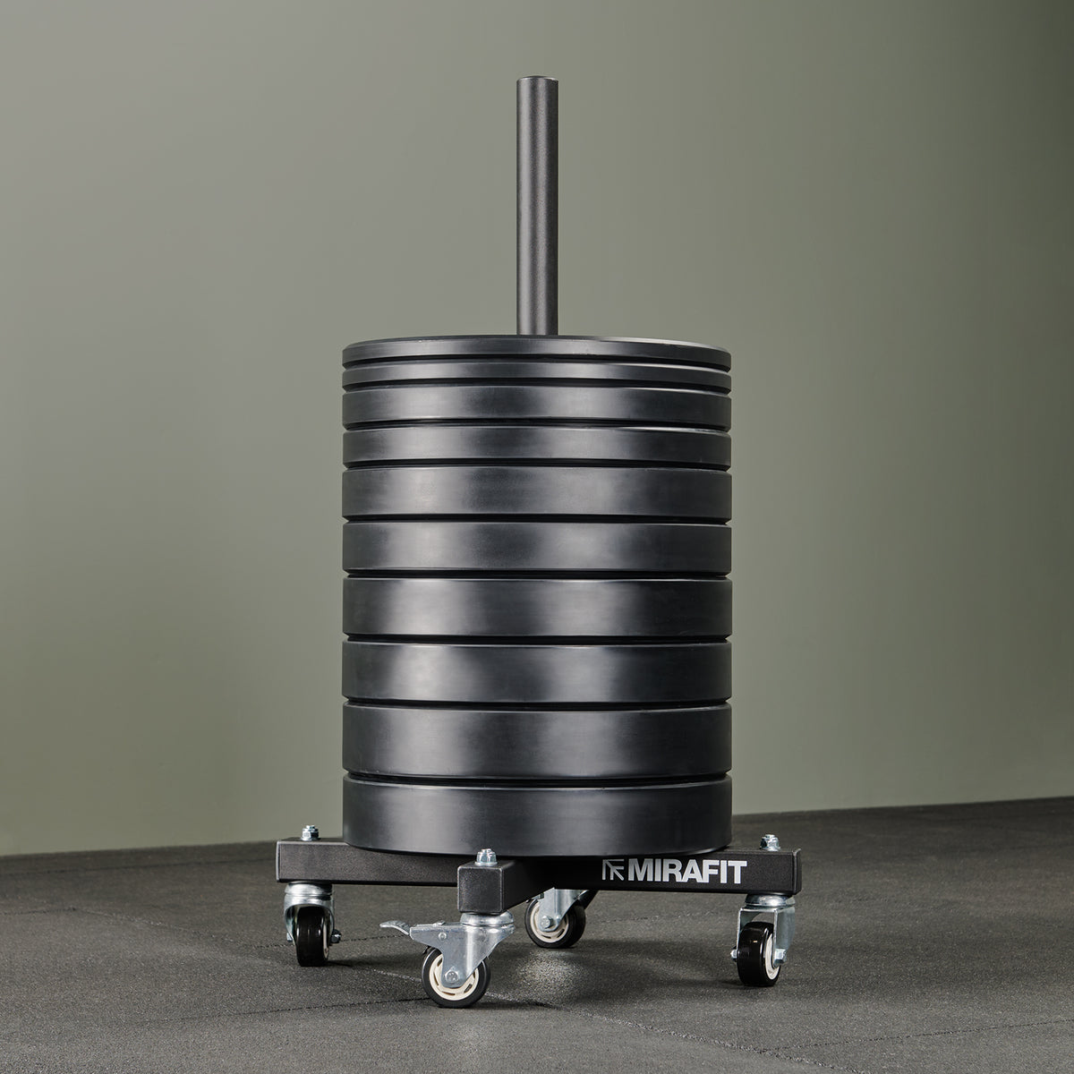 Mirafit Bumper Plate Stacker Trolley