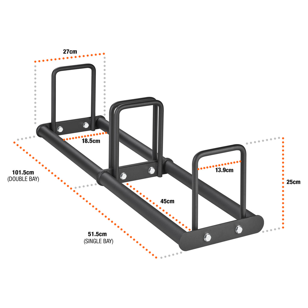 Mirafit Extendable Weight Plate Rack