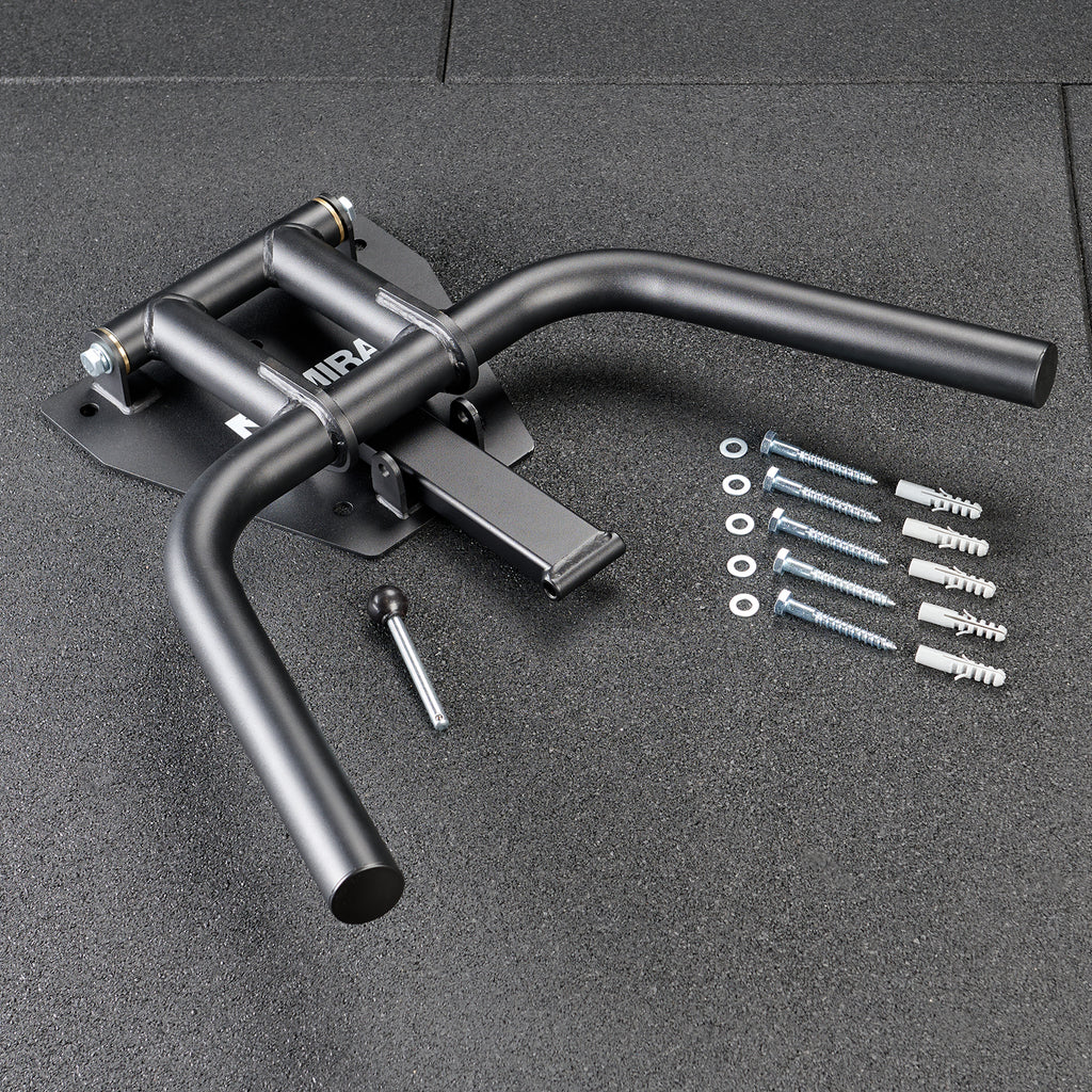 Mirafit Folding Wall Mount Dip Bar