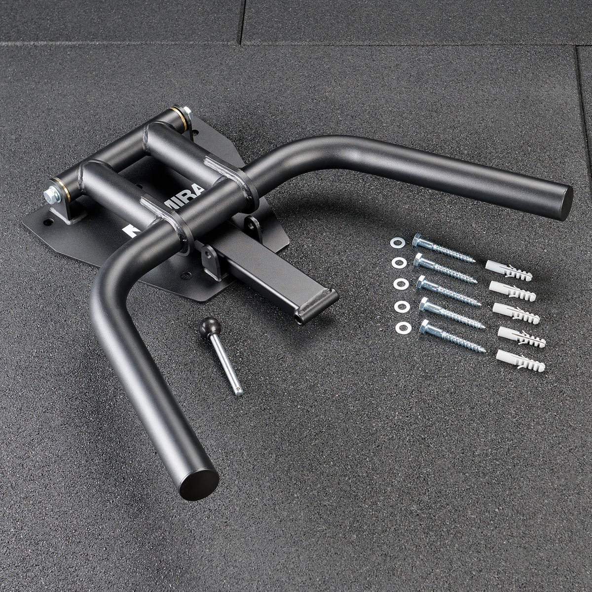 Mirafit Folding Wall Mount Dip Bar