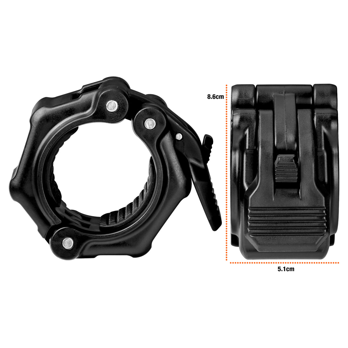 Mirafit Gen II 2" Olympic Weight Bar Quick Release Collars