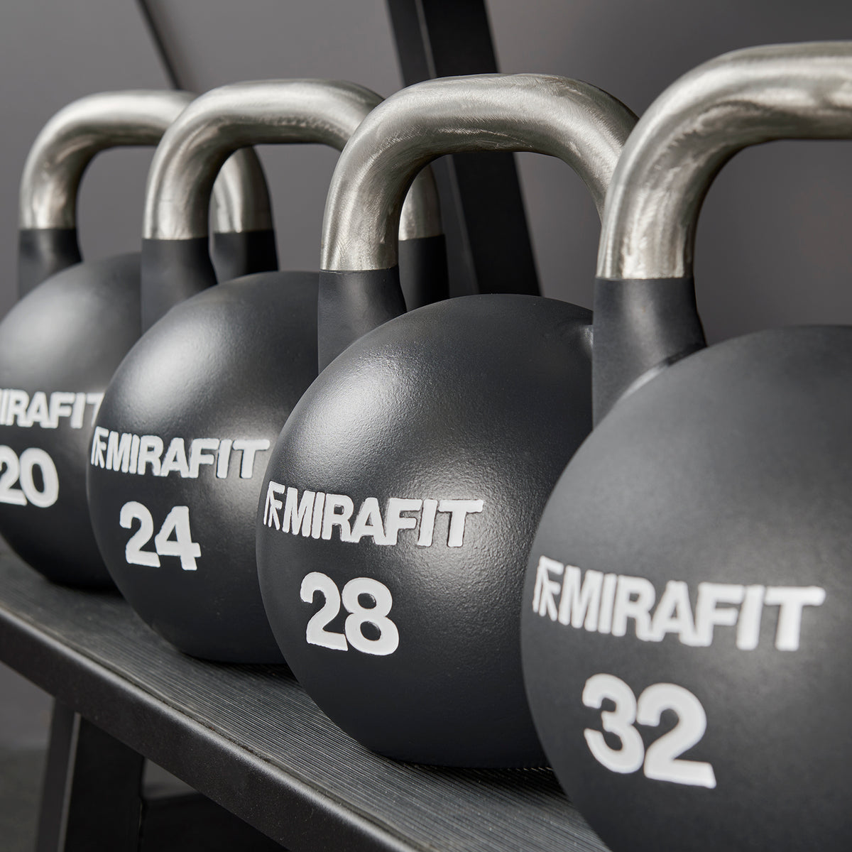Mirafit Black Competition Kettlebells