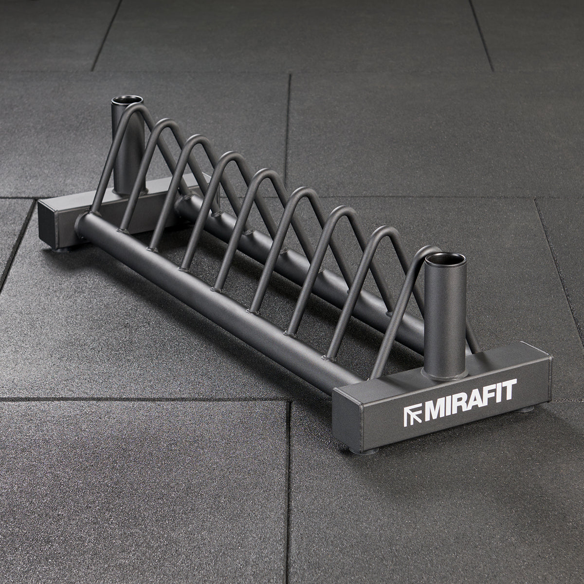 Mirafit Horizontal Plate Rack & Bar Stand
