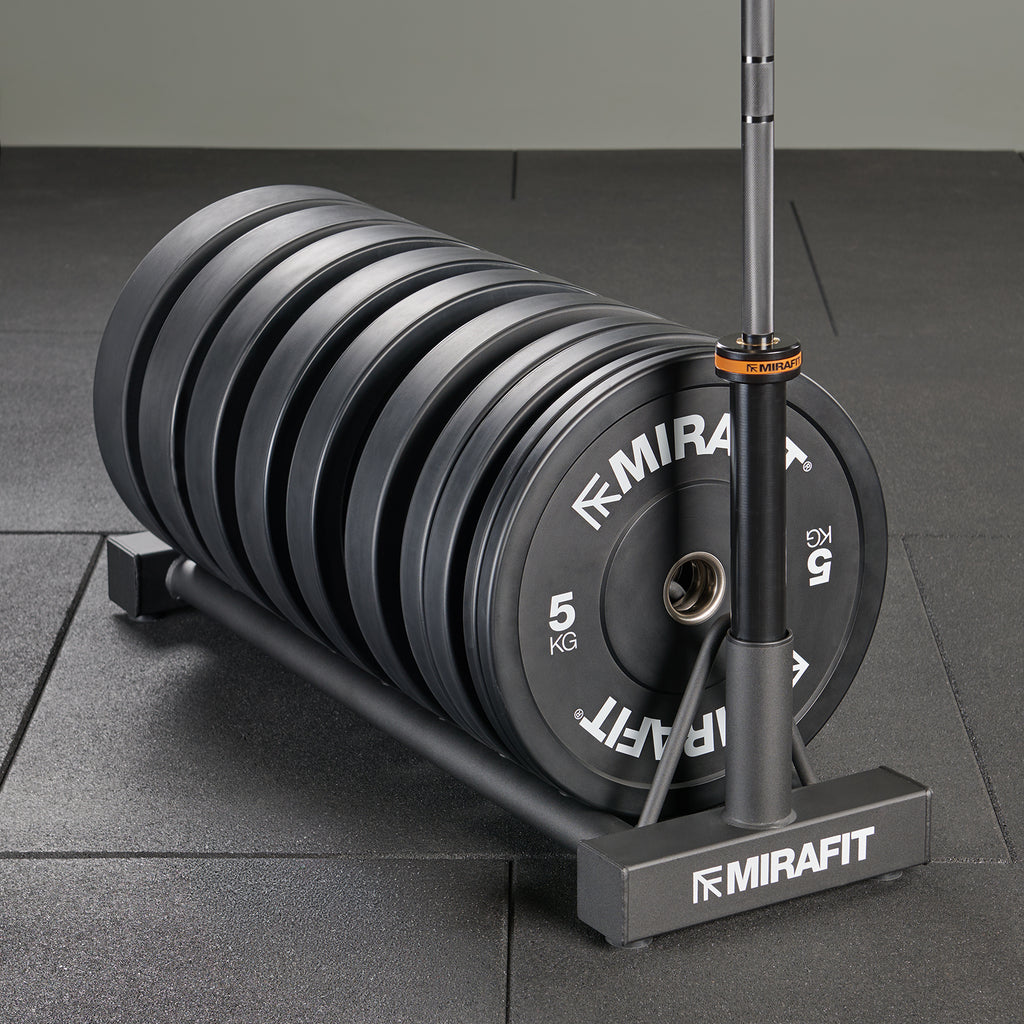 Mirafit Horizontal Plate Rack & Bar Stand