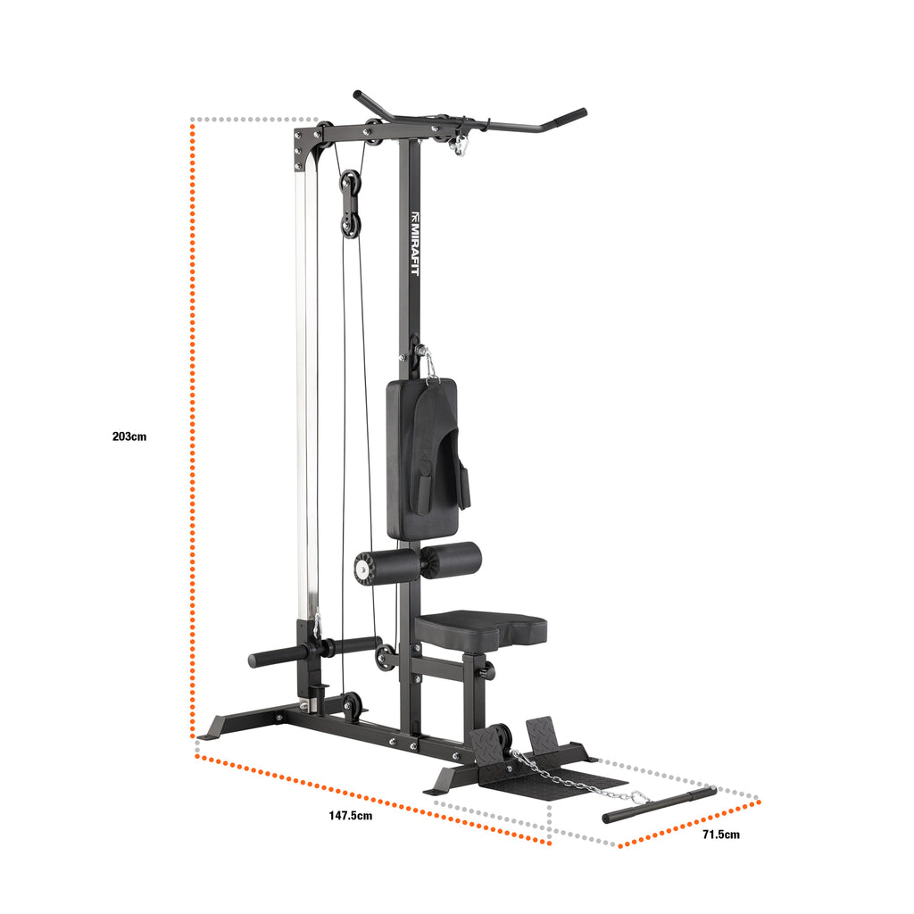 Mirafit M1 Home Multi Gym Lat Pulldown Machine