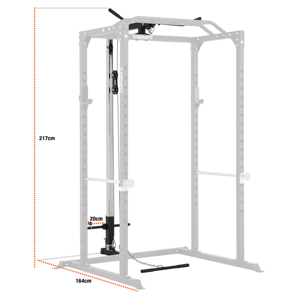 Mirafit M100 Power Rack Cable Pulley System
