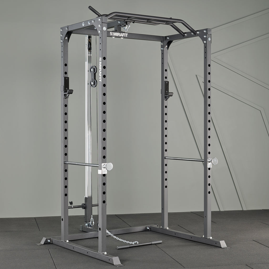 Mirafit M100 Power Rack Cable Pulley System