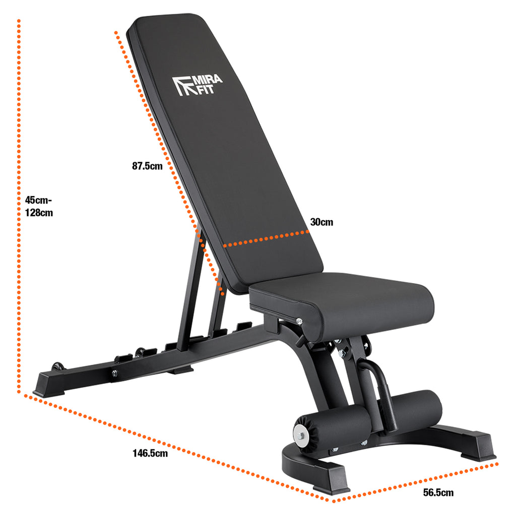 Mirafit M160 FID Adjustable Weight Bench