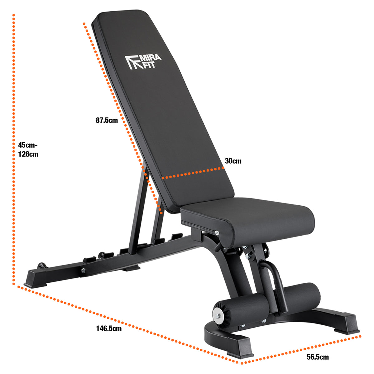 Mirafit M160 FID Adjustable Weight Bench