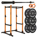 Mirafit M200/M200S Power Rack met halterstang en gewichtenset