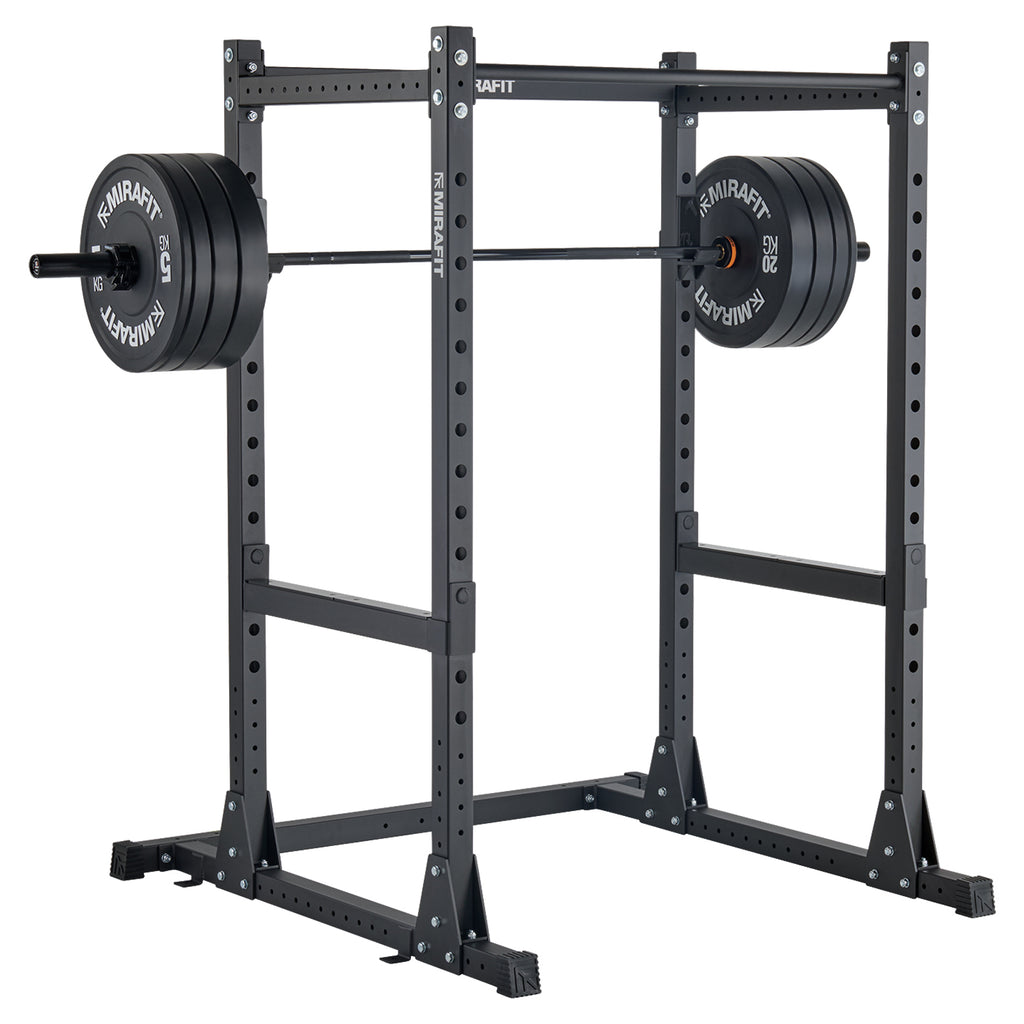 Mirafit M200/M200S Power Rack met halterstang en gewichtenset