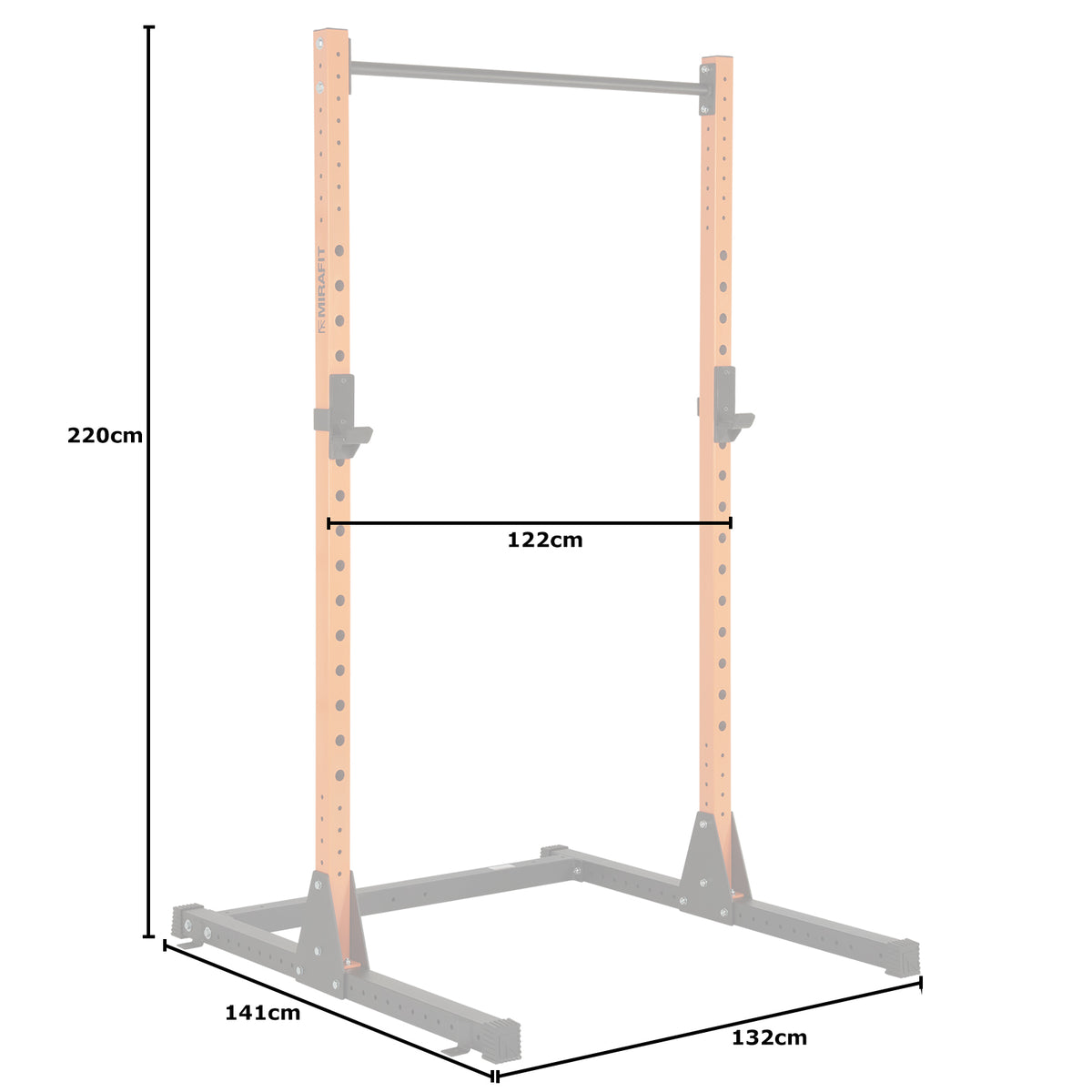 Mirafit M210 Half Power Rack