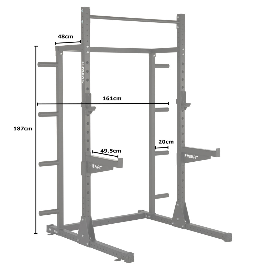 Mirafit M210 Half Power Rack