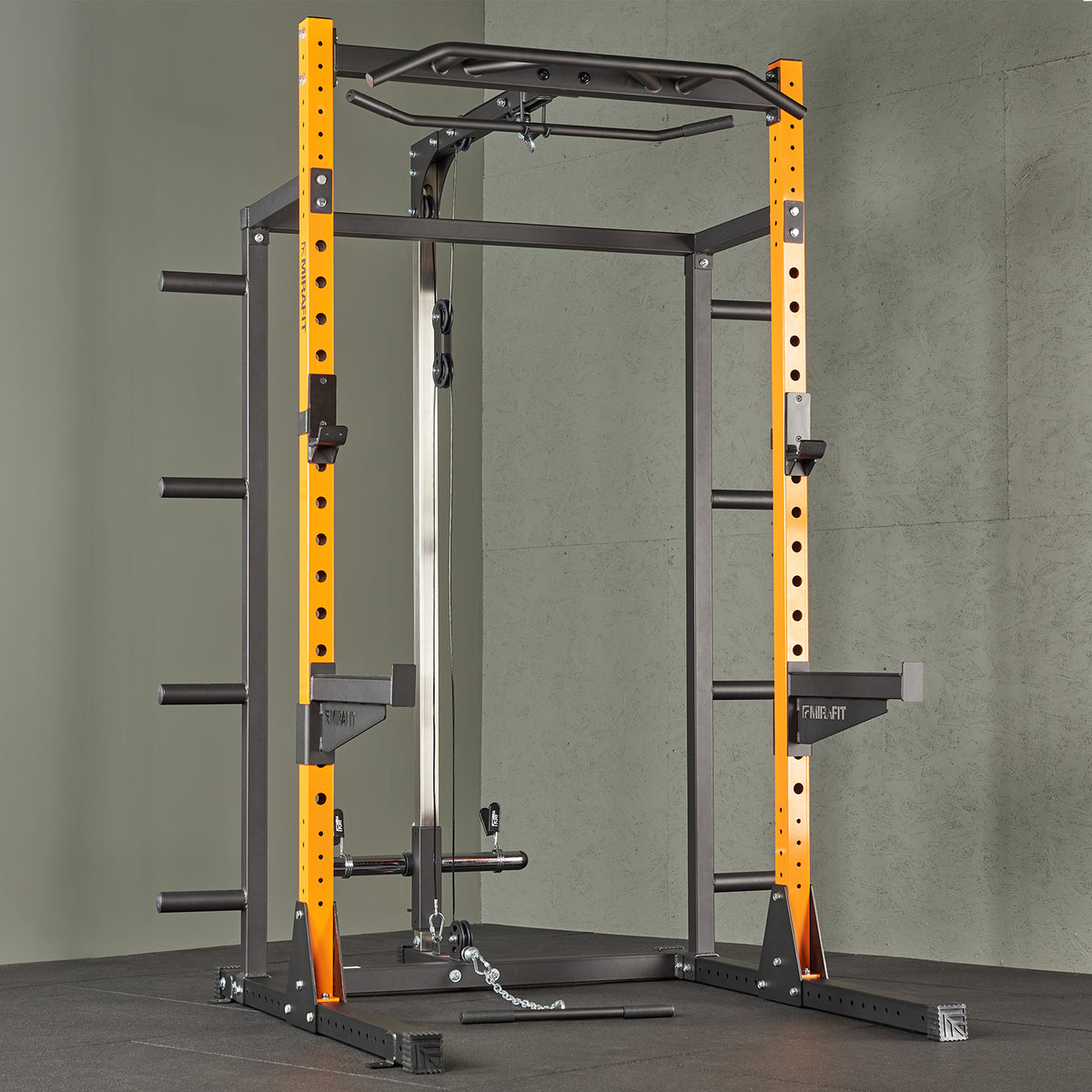 Mirafit M210 Half Power Rack with Pulley System