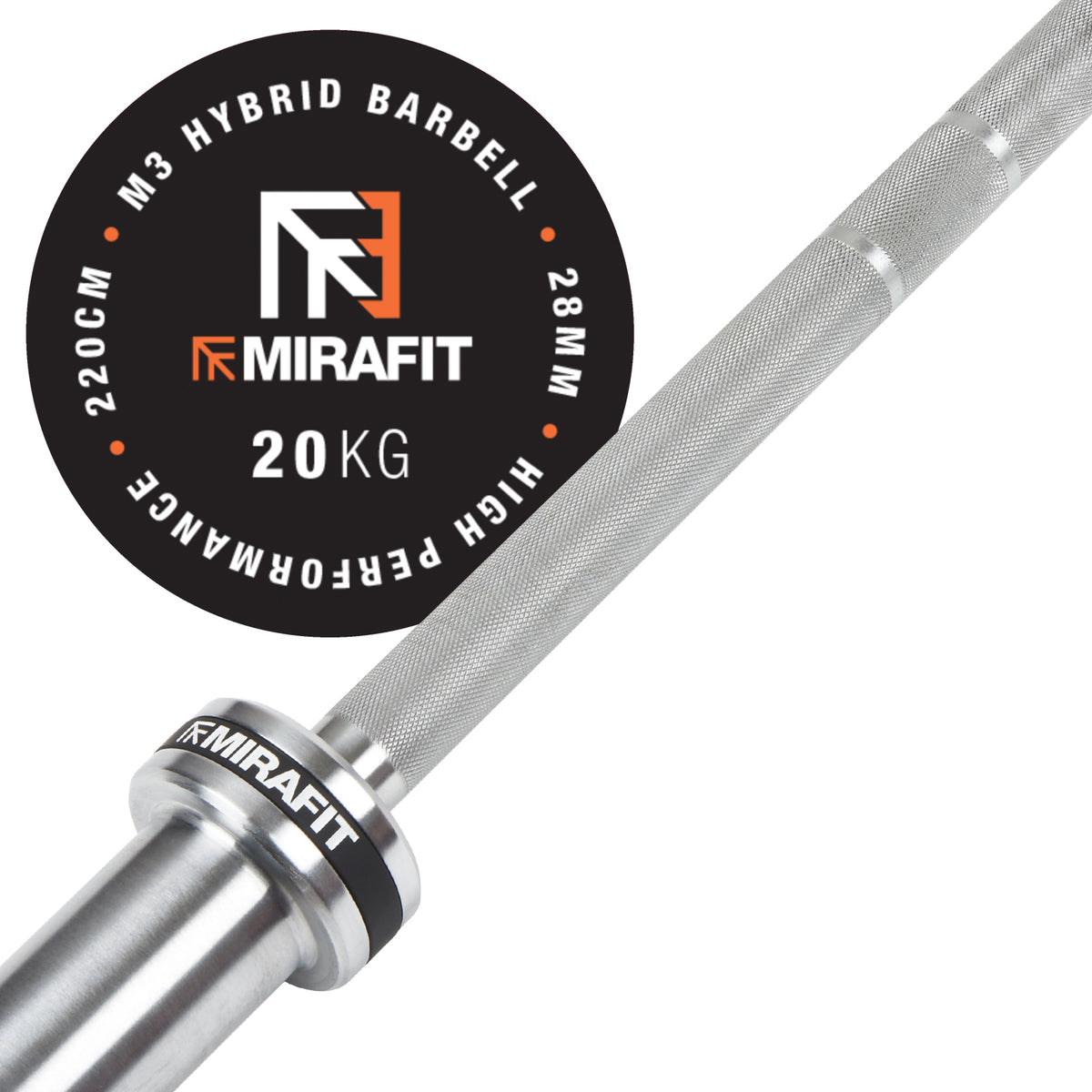 Mirafit M3 20kg Olympische halterstang