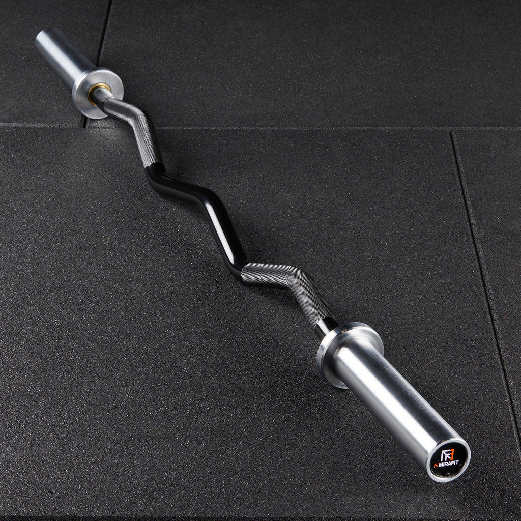 Mirafit M3 Olympic EZ Curl Bar