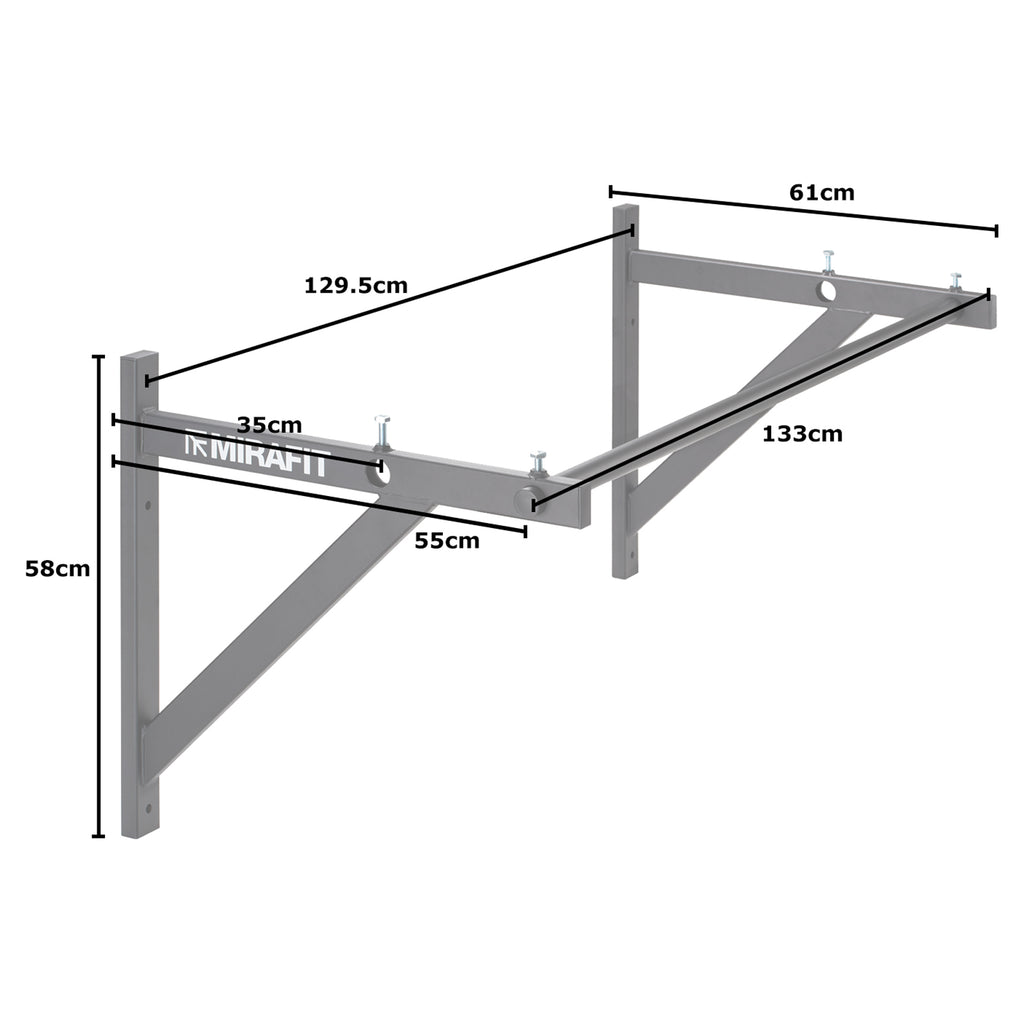 Mirafit Wall Mounted Pull Up Bar