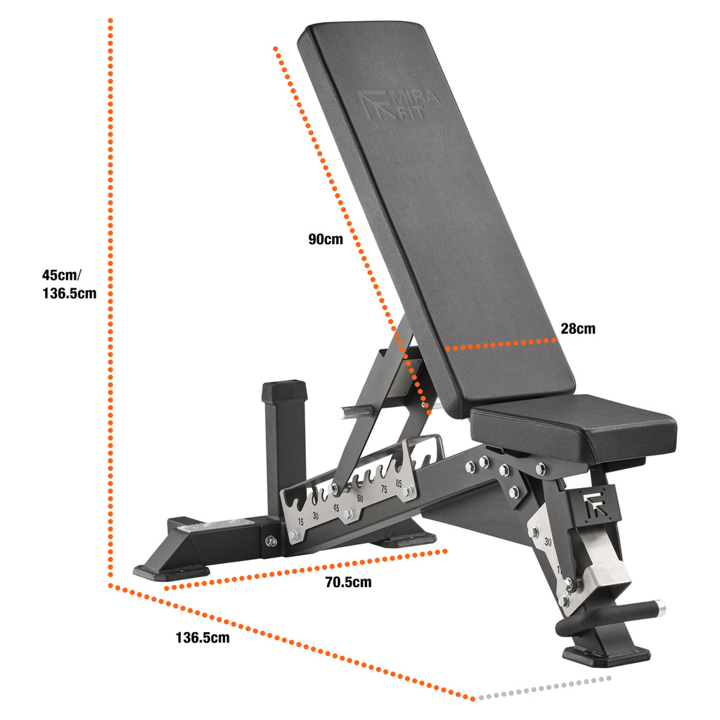 Mirafit M450 Adjustable Weight Bench