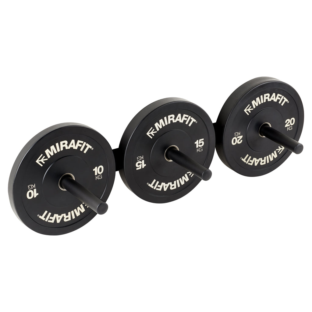 Mirafit Olympic Weight Plate Wall Storage Rack