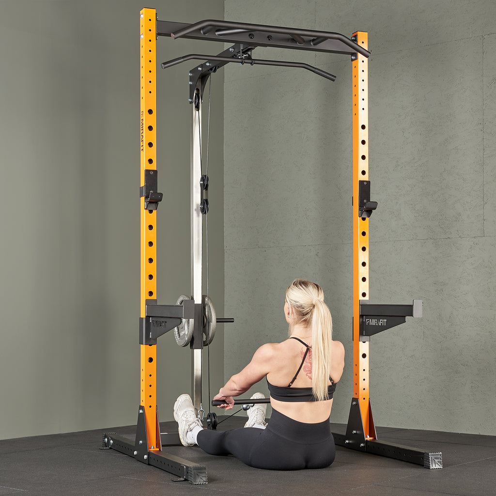 Mirafit M210 Half Power Rack Cable Pulley System