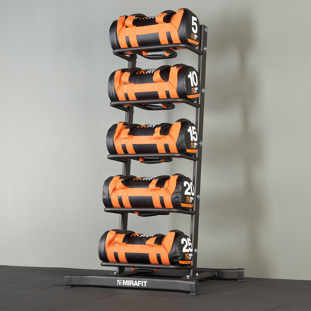 Mirafit Weighted Workout Bag Set met Rek