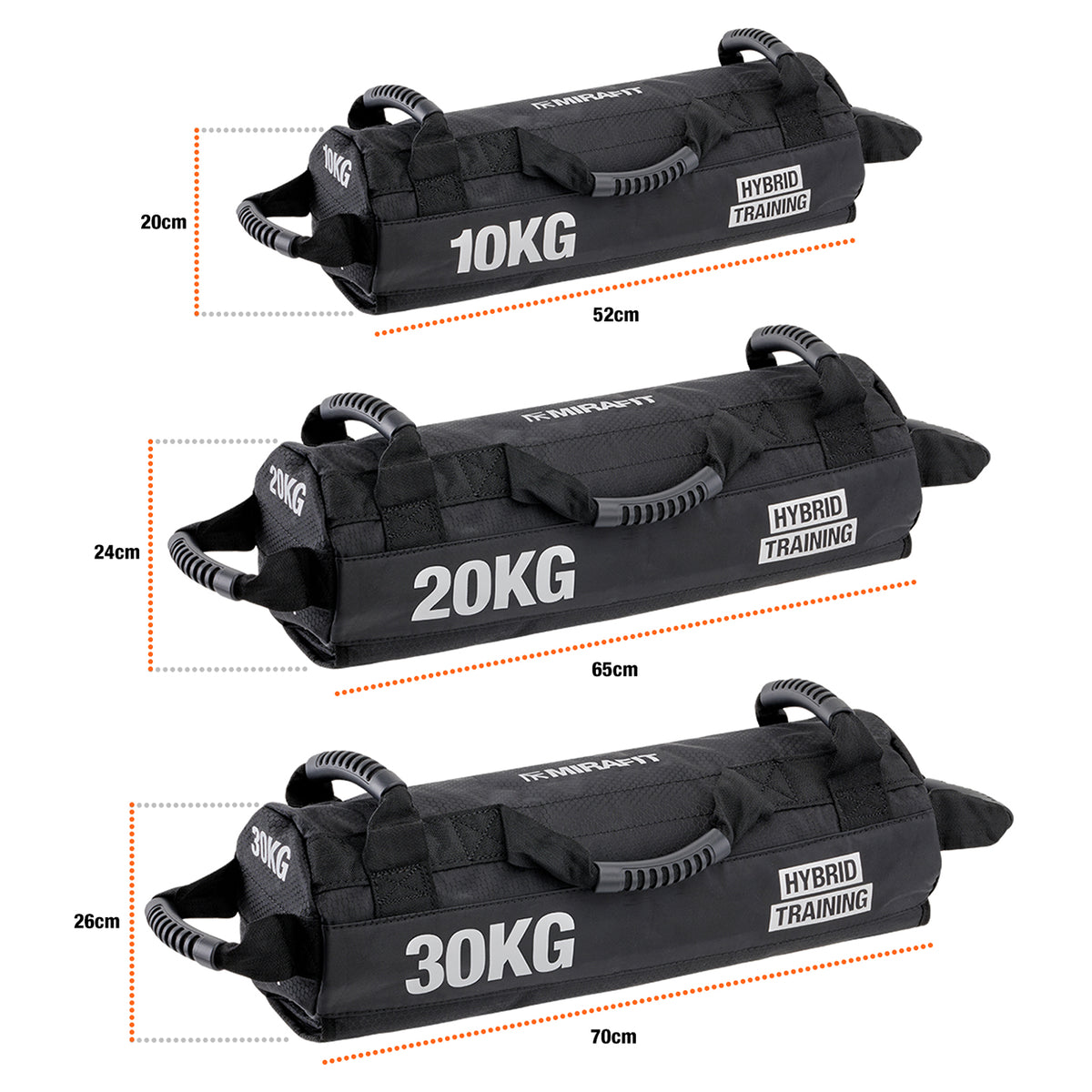Mirafit Pre-Filled Competition Sandbags
