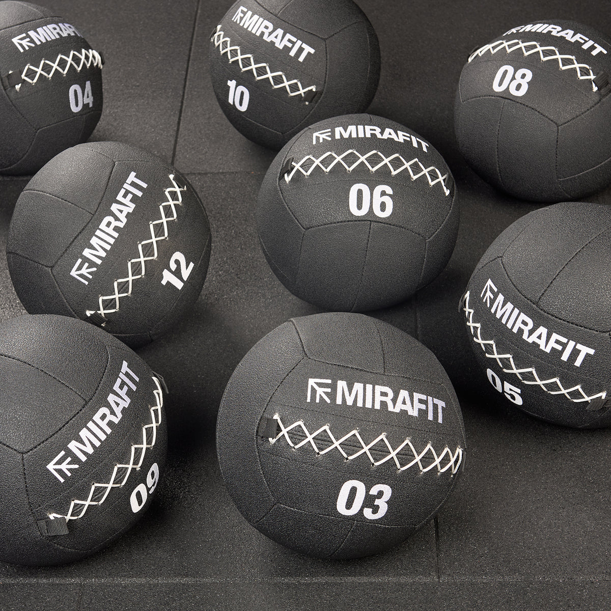 Mirafit Stitched Medicine Wall Ball