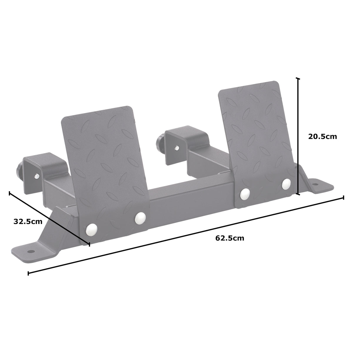Mirafit Seated Row Foot Plate