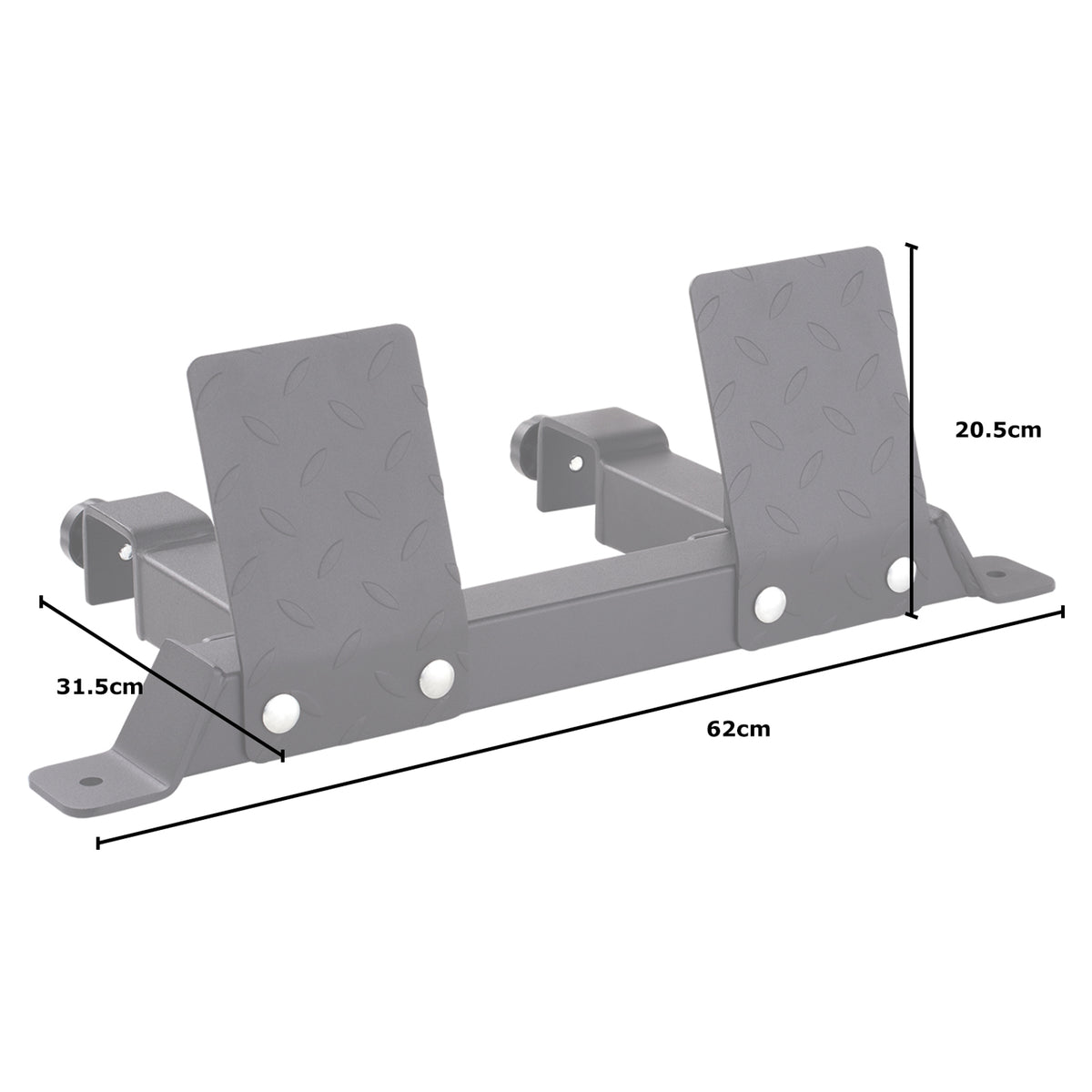 Mirafit Seated Row Foot Plate