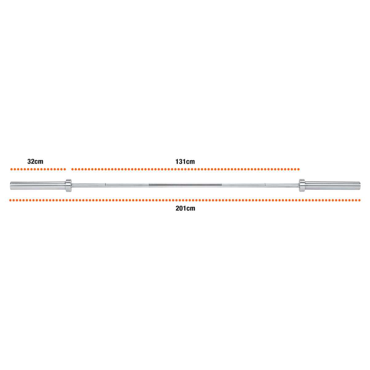 Mirafit Showtime 15kg Olympic Weightlifting Bar