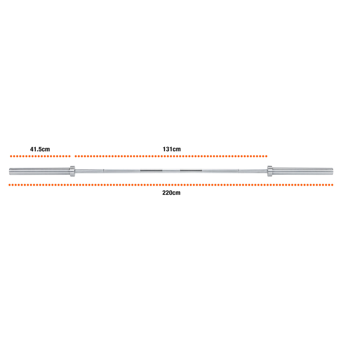 Mirafit Showtime 20kg Olympic Weightlifting Bar