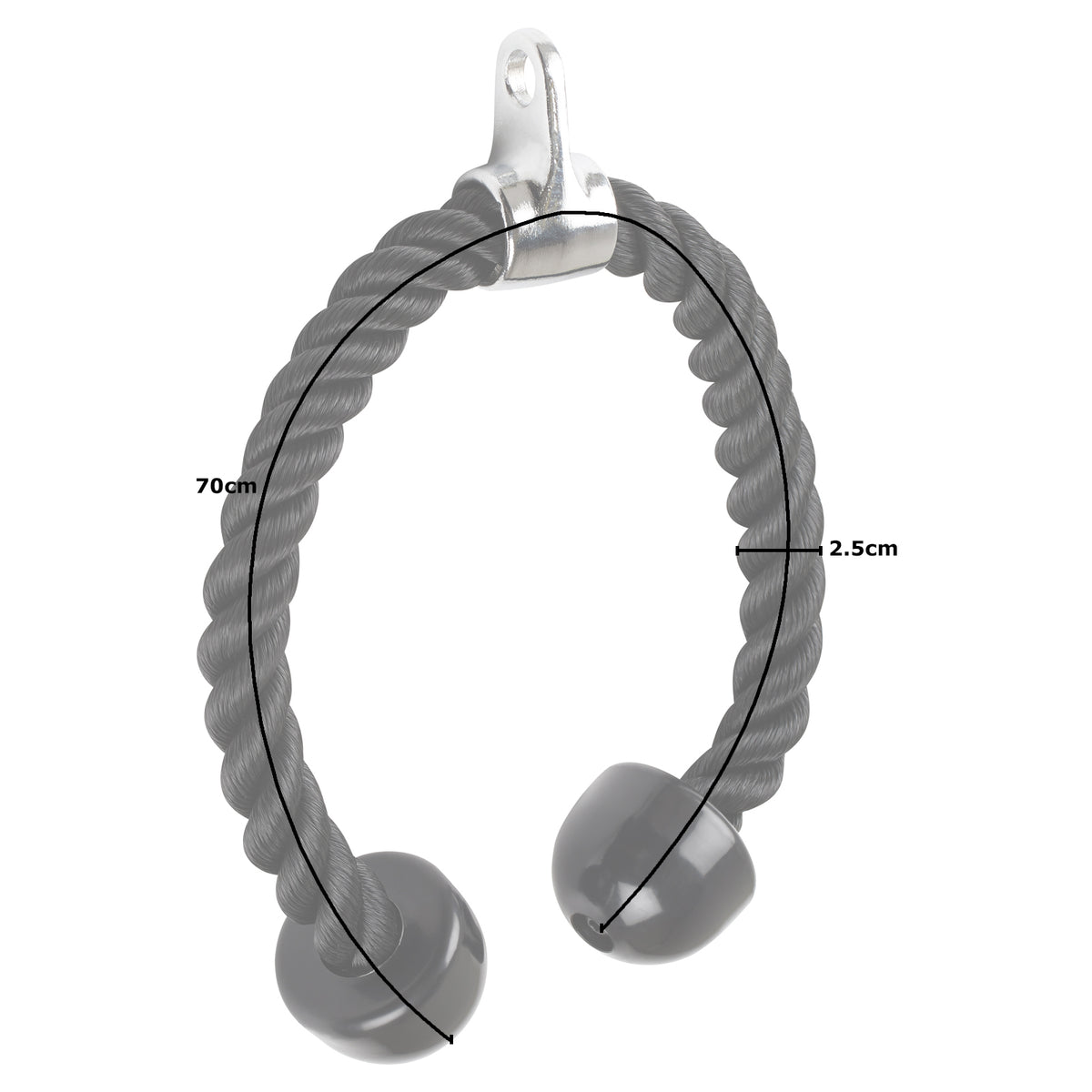 Mirafit Gym Cable Machine Attachment Set - 4 Attachments