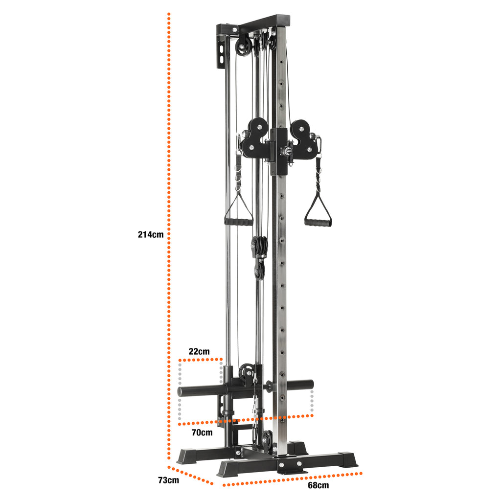 Mirafit Wall or Rack Mounted Cable Pulley Machine