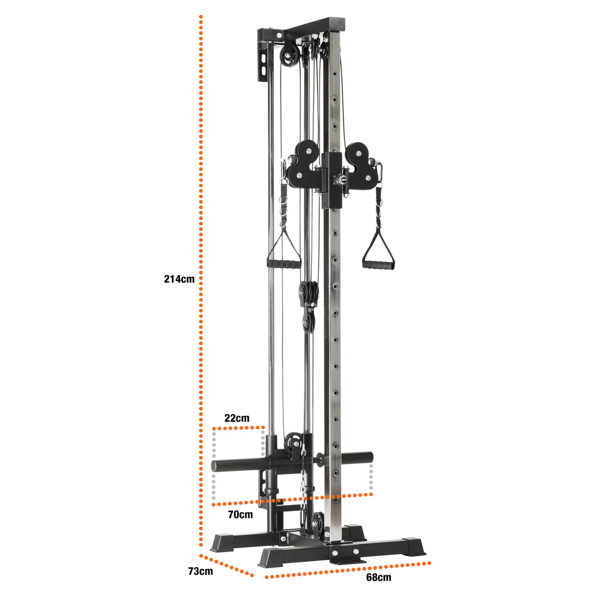 Mirafit Wall or Rack Mounted Cable Pulley Machine