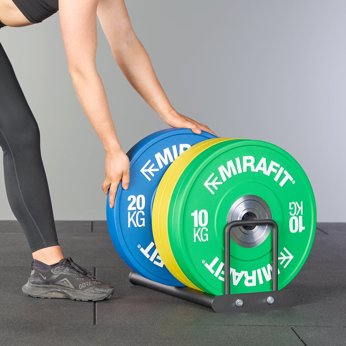 Mirafit Extendable Weight Plate Rack