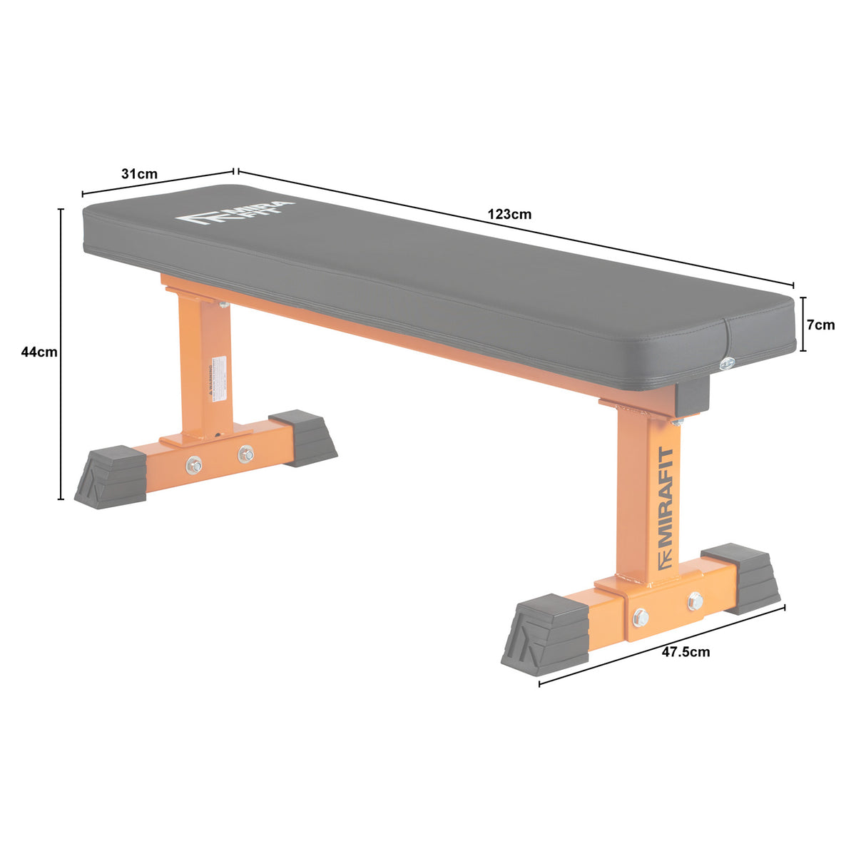 Mirafit M2 Flat Weight Bench