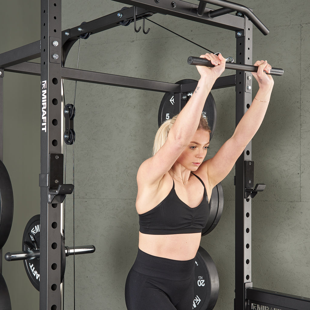Mirafit M210 Half Power Rack with Pulley System