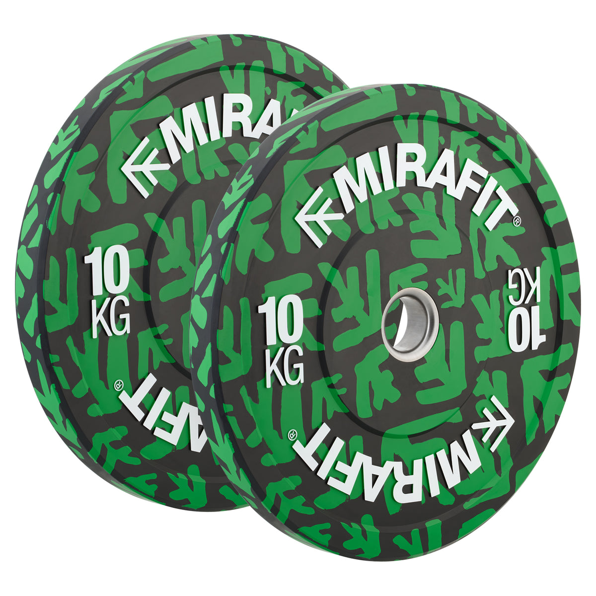 Mirafit Colour Emblem Bumper Plates