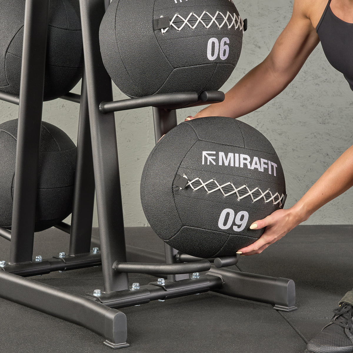 Mirafit Stitched Medicine Wall Ball