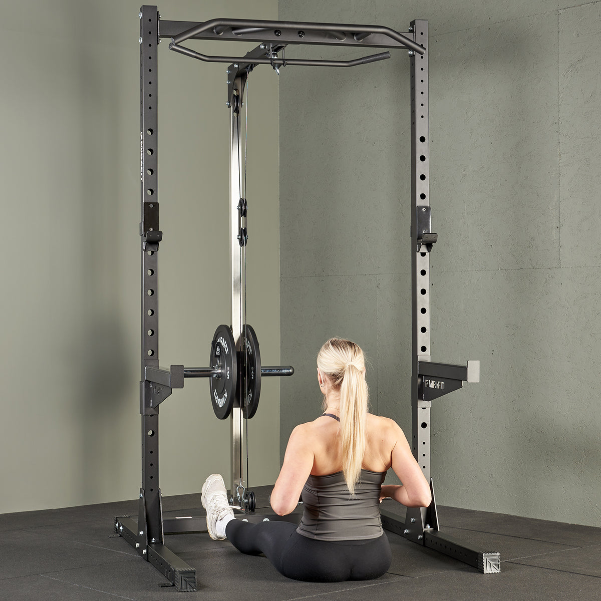 Mirafit M210 Half Power Rack with Pulley System