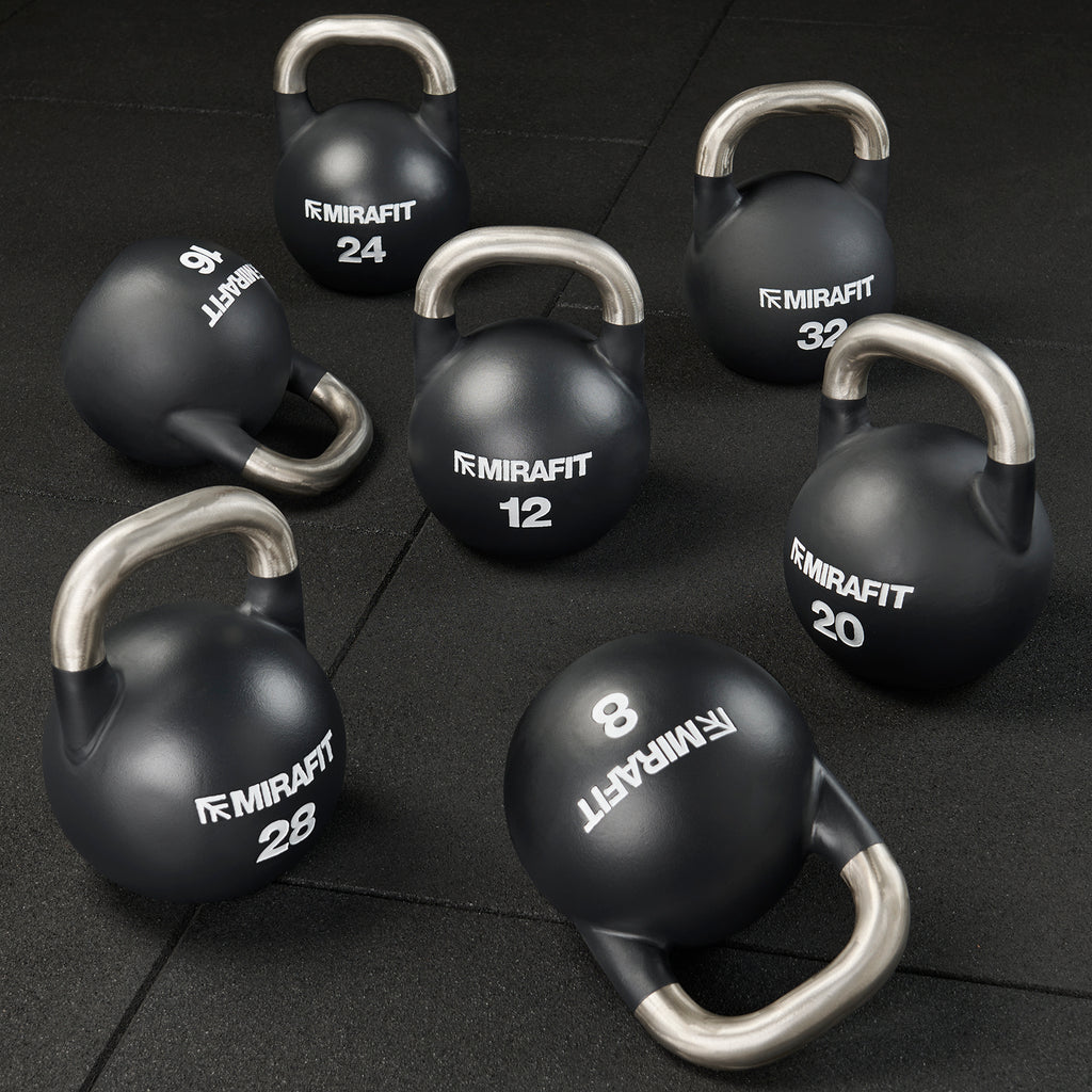 Mirafit Black Competition Kettlebells